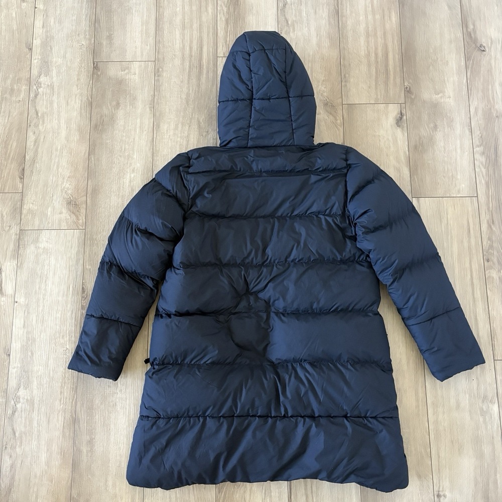 REI Co-Op Jacket Womens L Black Norseland Insulated Parka Down Long Coat Hooded - Picture 7 of 9